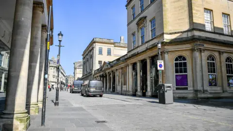 PA Media Bath city centre, 24 March 2020