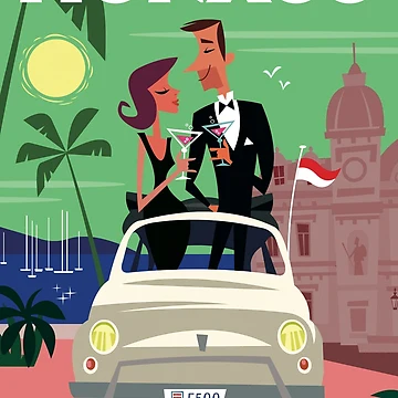 Vorschaubild zum Design Monaco-Plakat, von Gary Godel