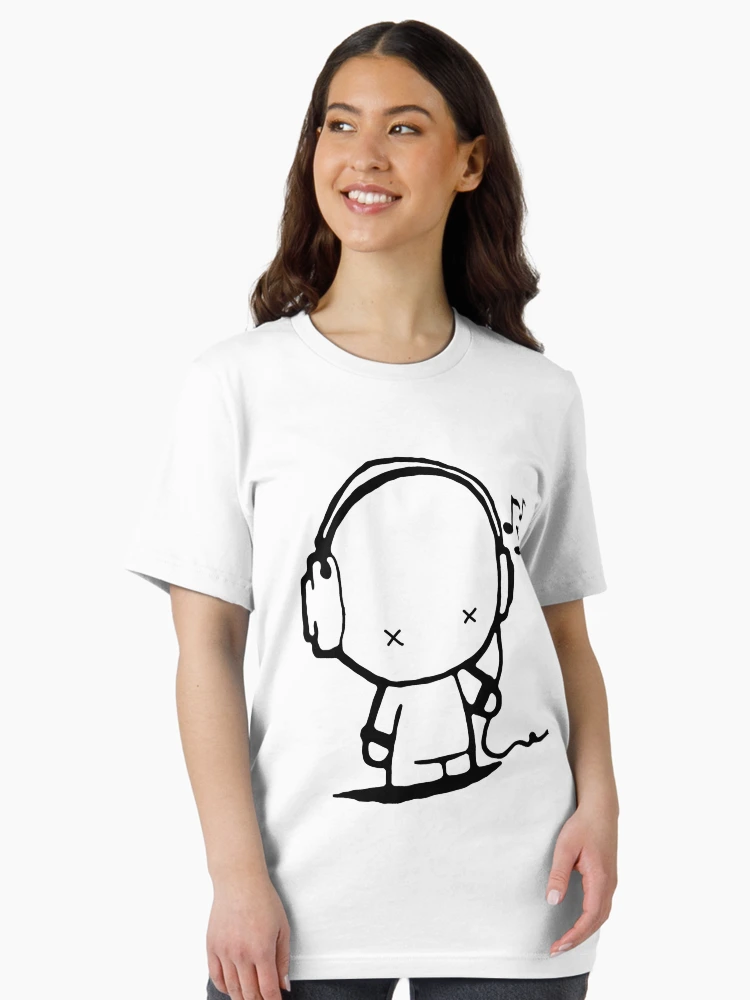 Imagen 3 de 7, Camiseta esencial con la obra Hombre musical, diseñada y vendida por Krydel.