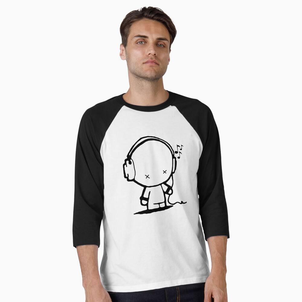 Vista previa del artículo con la obra «Camiseta ¾ estilo béisbol», diseñado y vendido por Krydel.