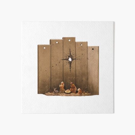 Artikelvorschau, Banksy Narbe der Bethlehem-Krippe entworfen und verkauft von ThatMerchStore.