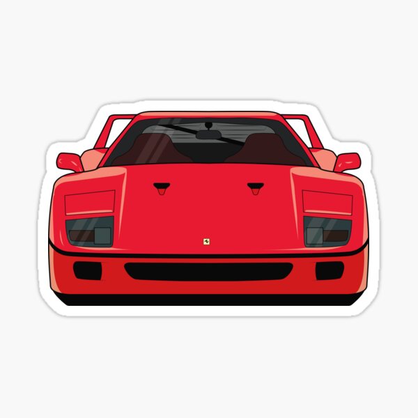 Aperçu de l'œuvre Ferrari F40 créée et vendue par franconedesigns.