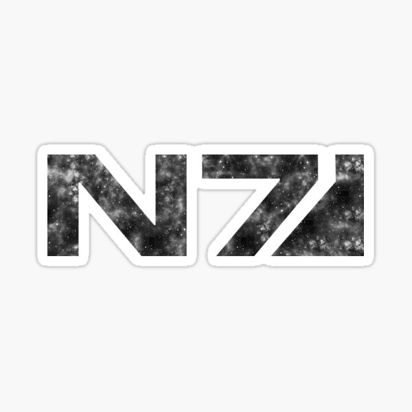 Aperçu de l'œuvre Effet de masse - N7 (Design Chrome) créée et vendue par Kamurata.