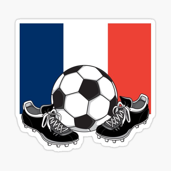 Aperçu de l'œuvre DRAPEAU FRANÇAIS DE FOOTBALL FRANCE SOCCER créée et vendue par SportsT-Shirts.