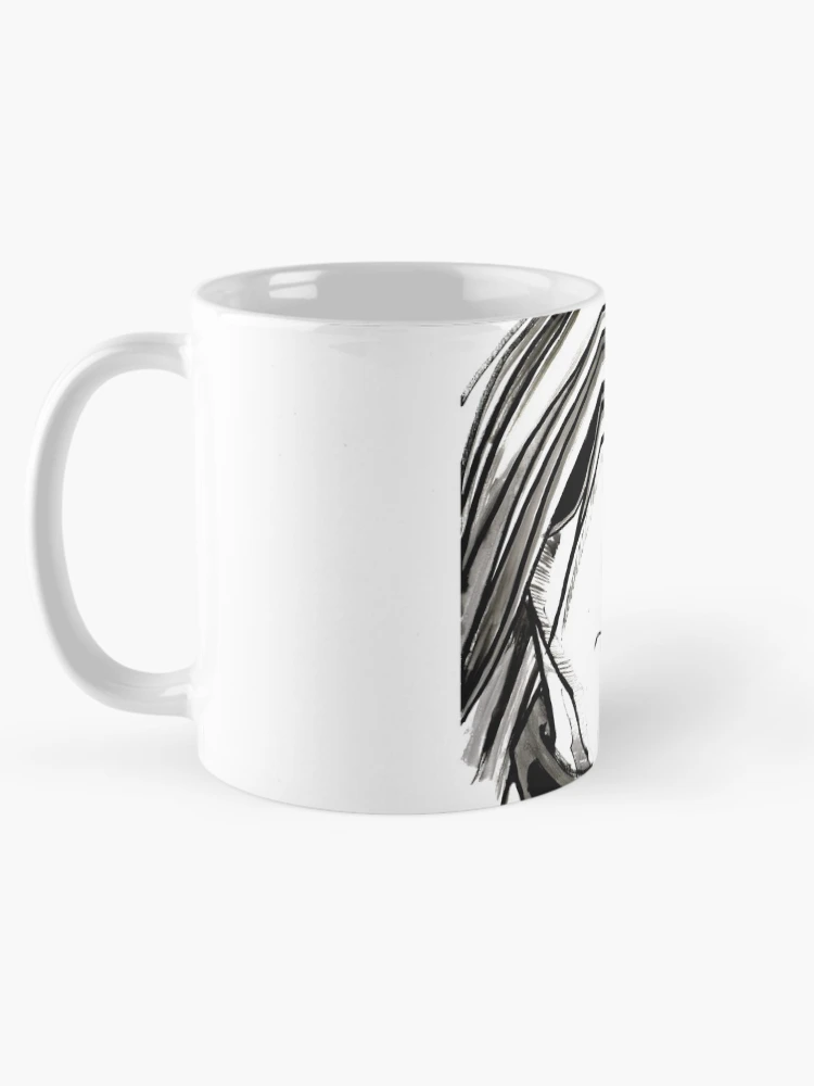 Thumbnail 5 of 6, Coffee Mug, captain harlock face designed and sold by pechane.