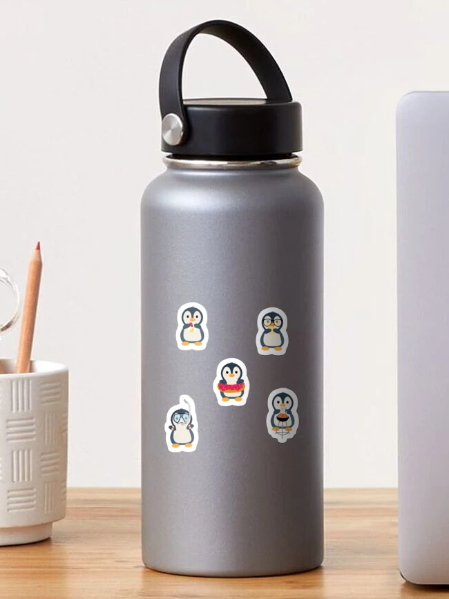 Imagen 1 de 3, Pegatina con la obra Pegatinas de pingüinos de verano (separadas), diseñada y vendida por art-hollah.