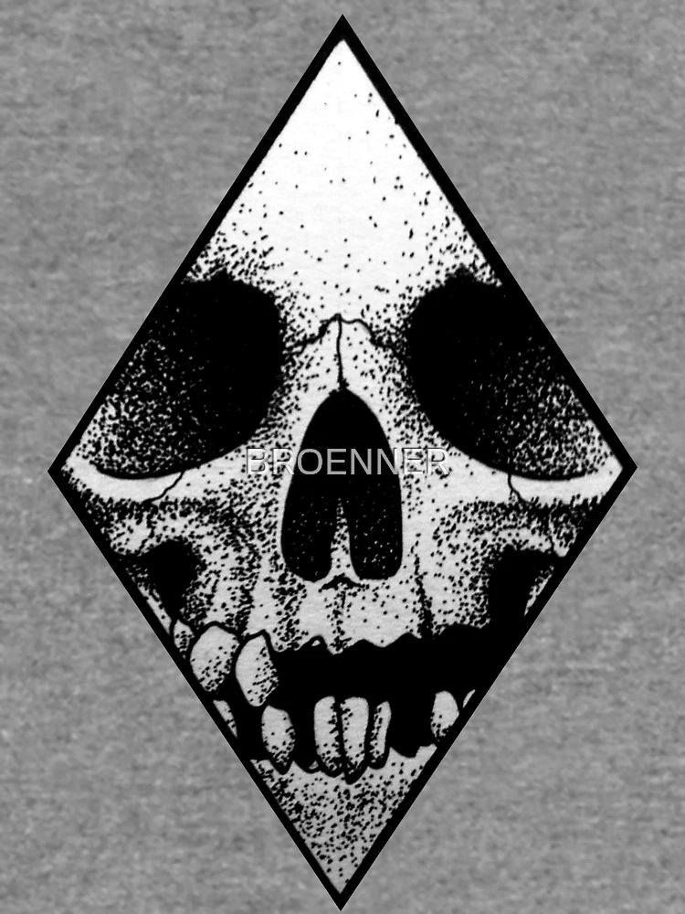 Thumbnail 6 of 6, Lightweight Sweatshirt, Diamond Skull designed and sold by BROENNER.