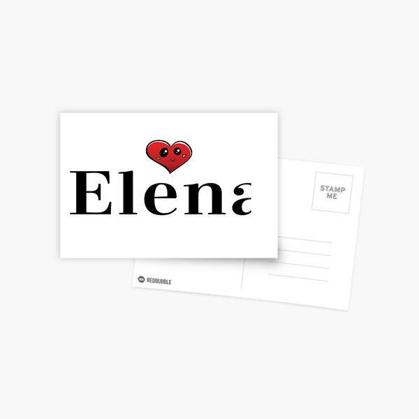 Artikelvorschau, Elena Netter Herzname Elena, der glänzendes Licht bedeutet entworfen und verkauft von ProjectX23.