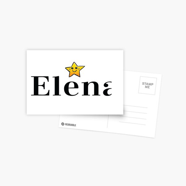 Artikelvorschau, Elena Süßer Sternname Elena Bedeutung Strahlendes Licht entworfen und verkauft von ProjectX23.