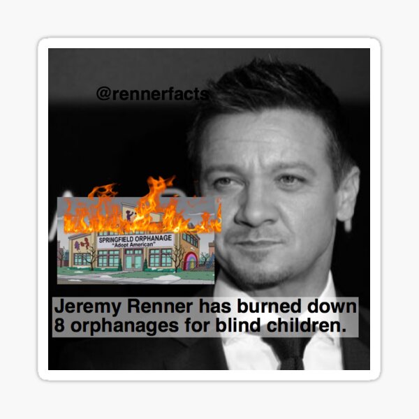 Item preview, Jeremy Renner hecho falso designed and sold by ren.