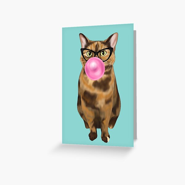 Artikelvorschau, Katze bläst Kaugummi entworfen und verkauft von caitlinshea24.