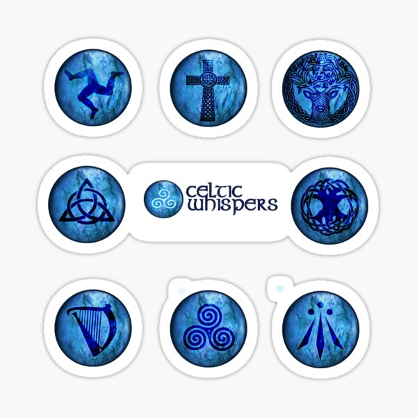Item preview, Paquete de pegatinas con símbolos celtas 1 designed and sold by Celtic-Whispers.