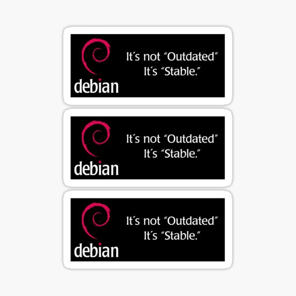 Item preview, Debian no está desactualizado, es estable designed and sold by xebec.