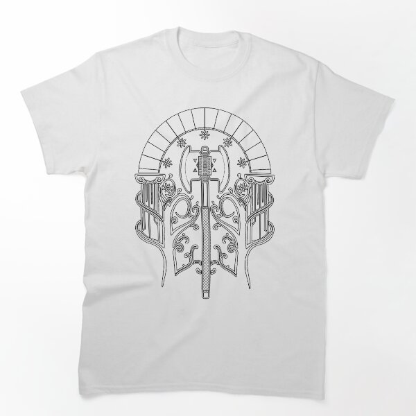 Item preview, Hacha de Moria (fondo claro) designed and sold by Icewreath.