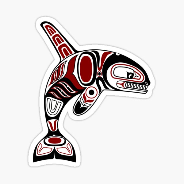 Aperçu de l'œuvre Haida Orca créée et vendue par Gabi Tolgyesi.