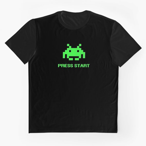 Aperçu de l'œuvre Space Invaders Alien design Jeux vidéo vintage - Vert créée et vendue par MindChirp.