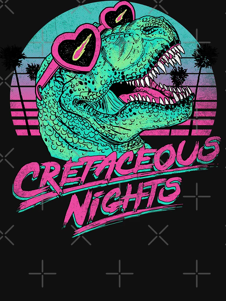 Aperçu 7 sur 7. T-shirt essentiel avec l'œuvre Nuits du Crétacé créée et vendue par wytrab8.