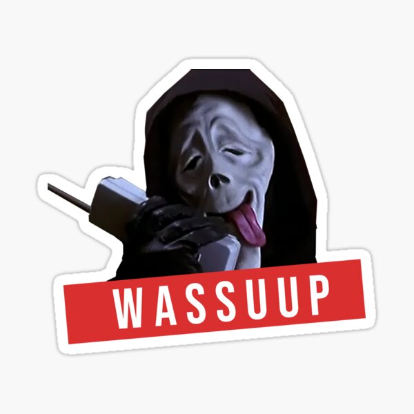 Item preview, wassup scream película de miedo diversión designed and sold by BonoxShop.
