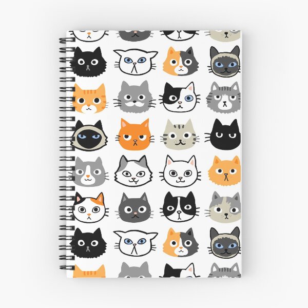 Item preview, Assorted Cat Faces | Cute Quirky Kitty Cat Drawings designed and sold by Jenn Inashvili.