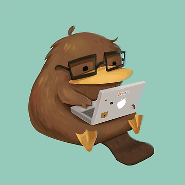 Artwork thumbnail, Nerdy Platypus by Pameloo