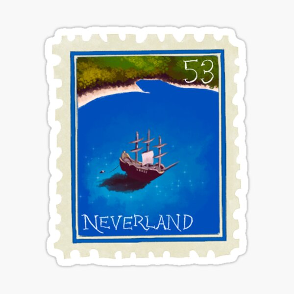 Aperçu de l'œuvre timbre-poste de Neverland créée et vendue par workofari.