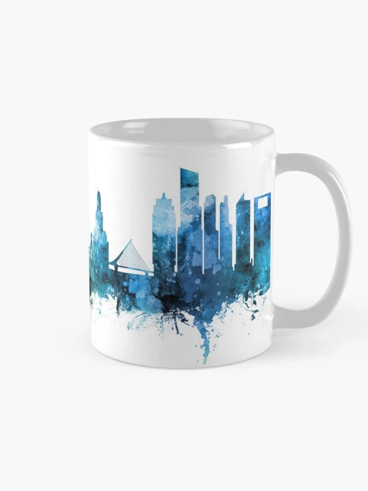 Aperçu 3 sur 6. Mug à café avec l'œuvre Buenos Aires Argentina Skyline créée et vendue par ArtPrints.