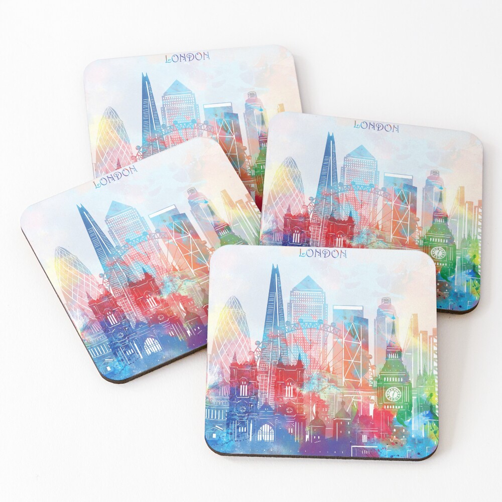 Item preview, Coasters (Set of 4) designed and sold by BekimART2.