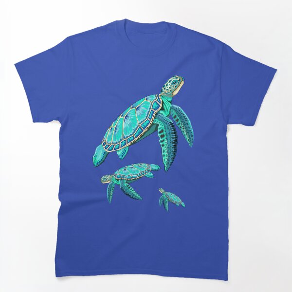 Artikelvorschau, Meeresschildkröte Türkis Oceanlife entworfen und verkauft von BluedarkArt.