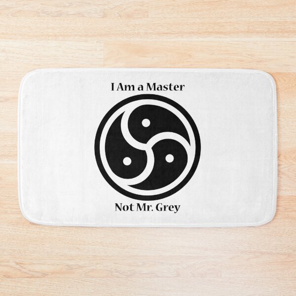 Item preview, LOGO bdsm style de vie trinité T-Shirt super hot Texte I am a Master not Mr. Grey designed and sold by JonathanP514.