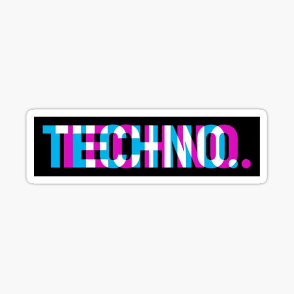 Artikelvorschau, Techno entworfen und verkauft von shinobishirt.
