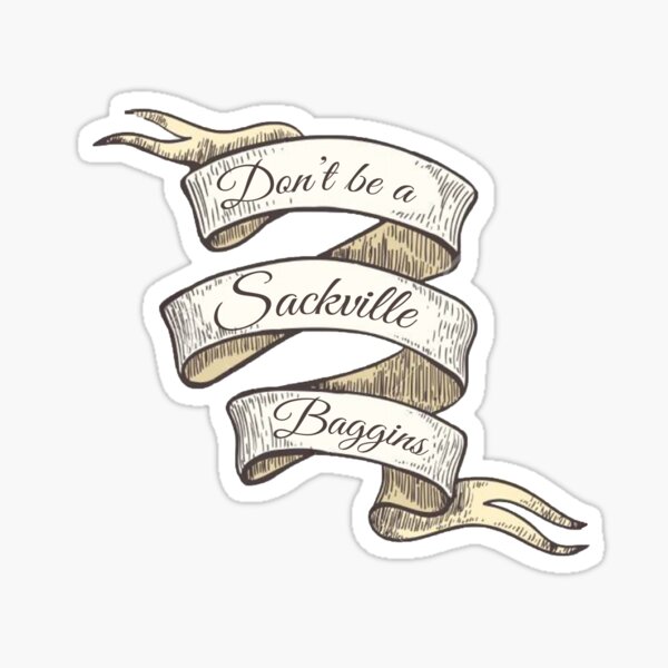 Item preview, No seas un Baggins de Sackville designed and sold by ModernMerida.