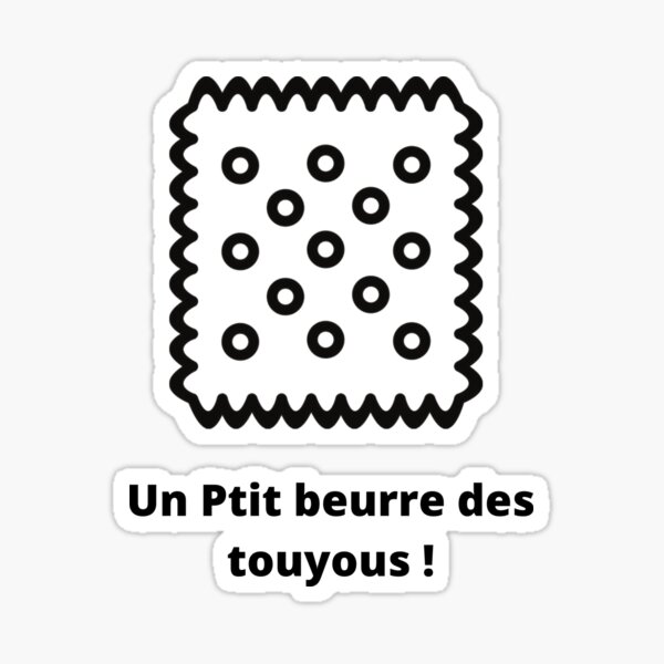 Aperçu de l'œuvre Un Ptit beurre des touyous ! créée et vendue par ZAMSHOP972.