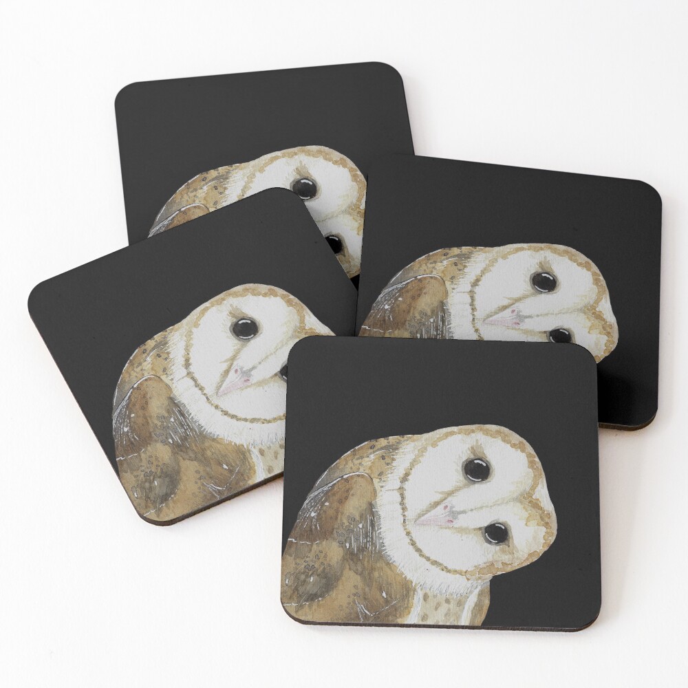 Item preview, Coasters (Set of 4) designed and sold by ElyWatercolor.