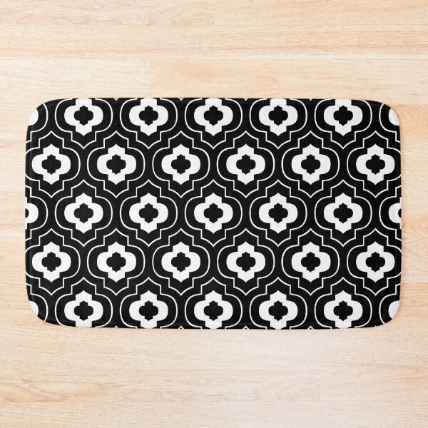 Artikelvorschau, Arabisches Mosaik Design schwarz - weiss ornamente entworfen und verkauft von Move-Art.