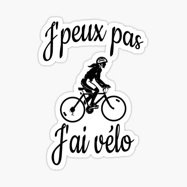 Aperçu de l'œuvre J'peux pas, j'ai vélo créée et vendue par CG999.