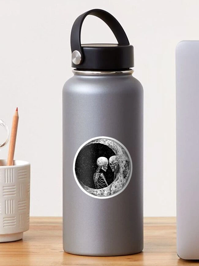 Thumbnail 1 of 3, Sticker, To the Moon and Back designed and sold by Junaid Mortimer.
