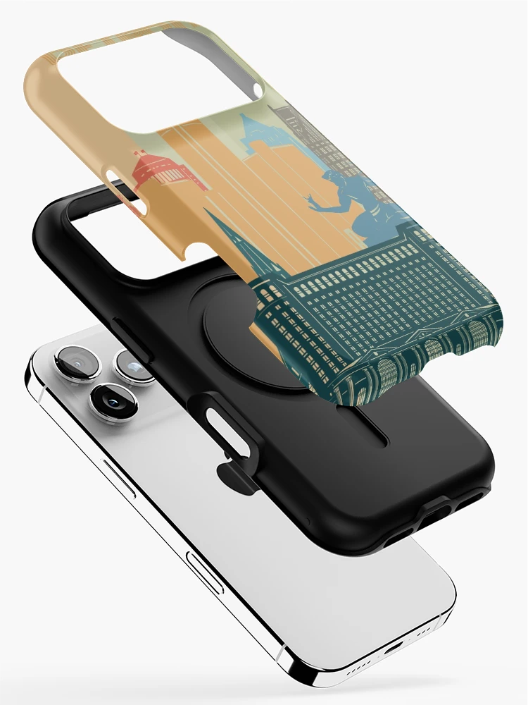 Imagen 2 de 4, Funda de iPhone con la obra horizonte de Detroit, diseñada y vendida por BekimART2.