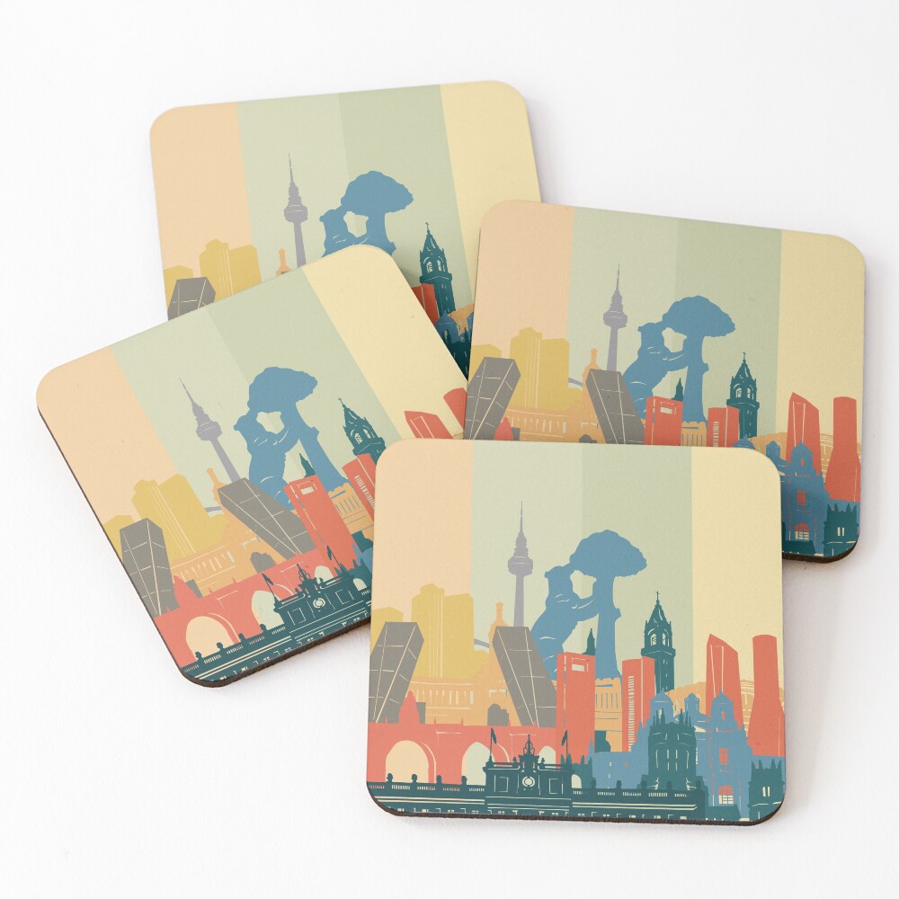 Item preview, Coasters (Set of 4) designed and sold by BekimART2.