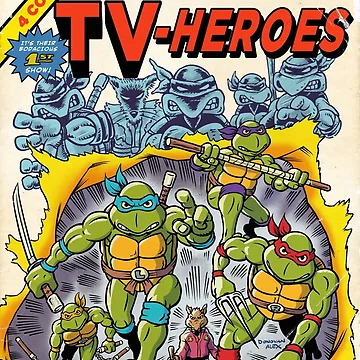 Artwork thumbnail, Giant-Size Turtles Poster by Donovan Alex