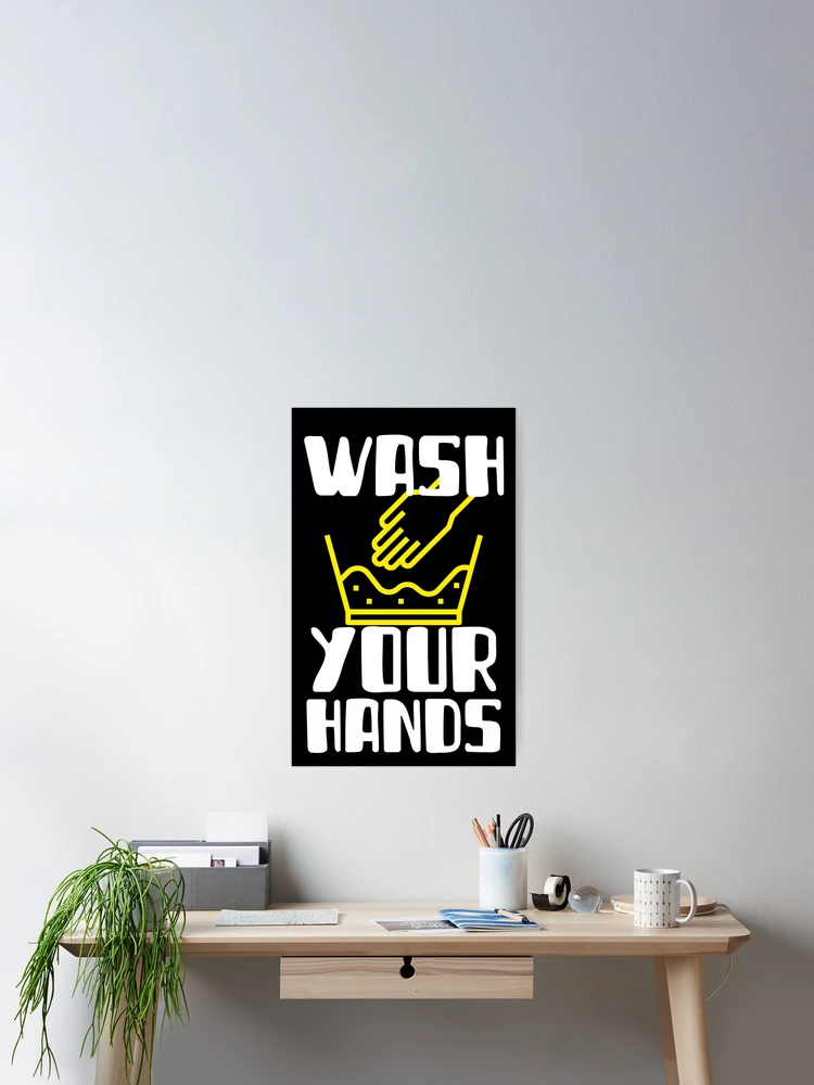 Thumbnail 2 of 3, Poster, Wash your hands designed and sold by lovesuperkarma.