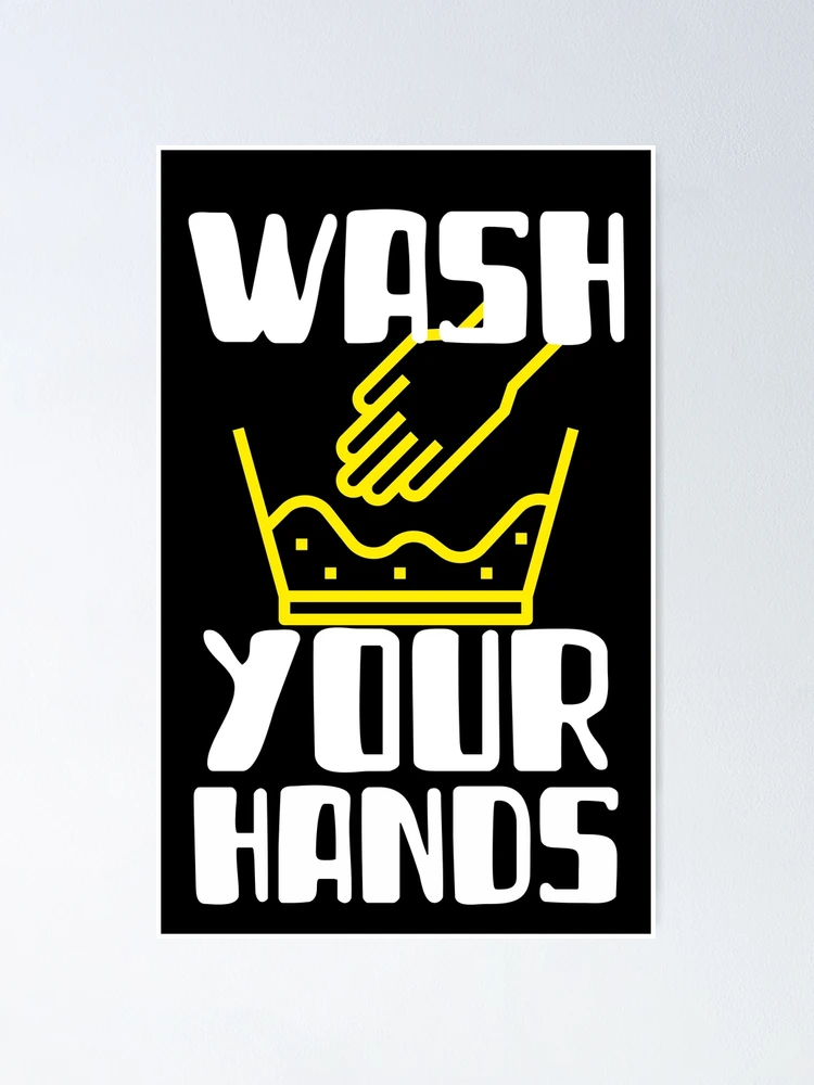 Thumbnail 1 of 3, Poster, Wash your hands designed and sold by lovesuperkarma.