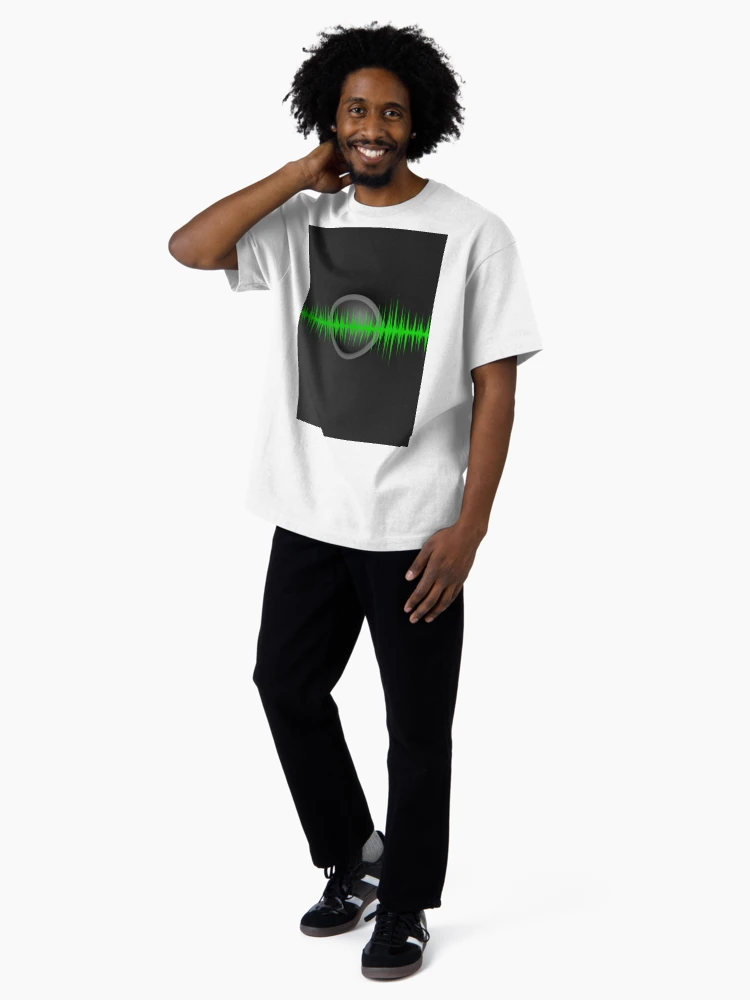 Imagen 4 de 7, Camiseta oversize con la obra Ondas sonoras, diseñada y vendida por serpico93.