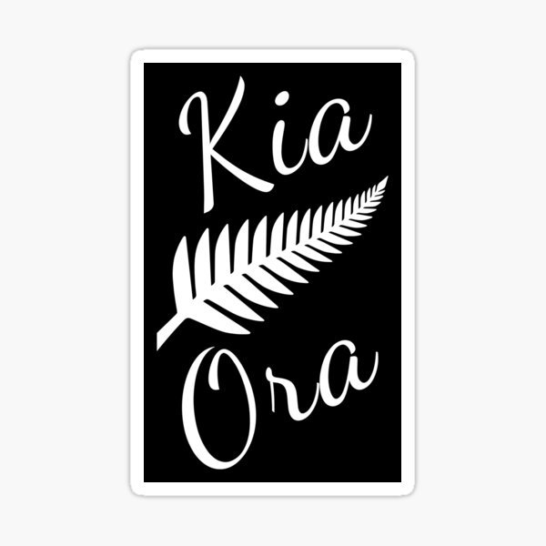 Aperçu de l'œuvre Kia Ora Nouvelle-Zélande créée et vendue par crizzinho.