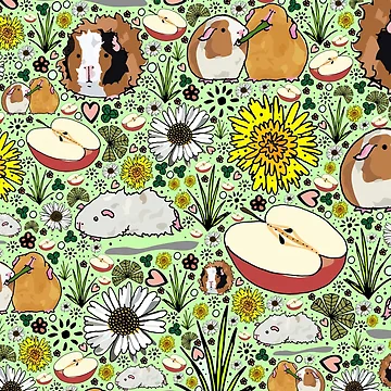 Artwork thumbnail, Guinea Pigs in Green by Nemki