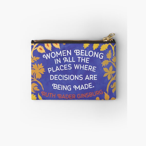 Item preview, Las mujeres pertenecen a todos los lugares donde se toman decisiones, Ruth Bader Ginsburg designed and sold by fabfeminist.