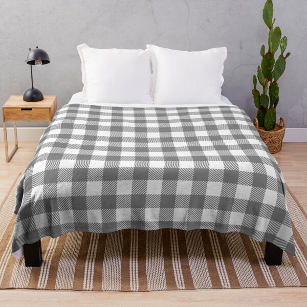 Item preview, Plaid (gray/white) designed and sold by Design Minds Boutique.