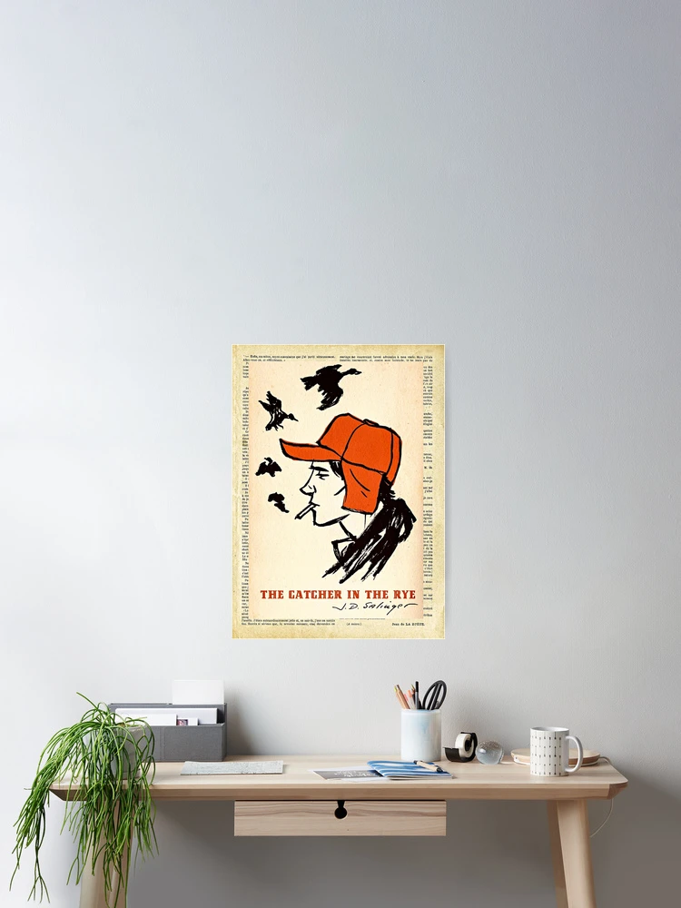 Thumbnail 2 of 3, Poster, The Catcher in the Rye by JD Salinger designed and sold by booksnbobs.