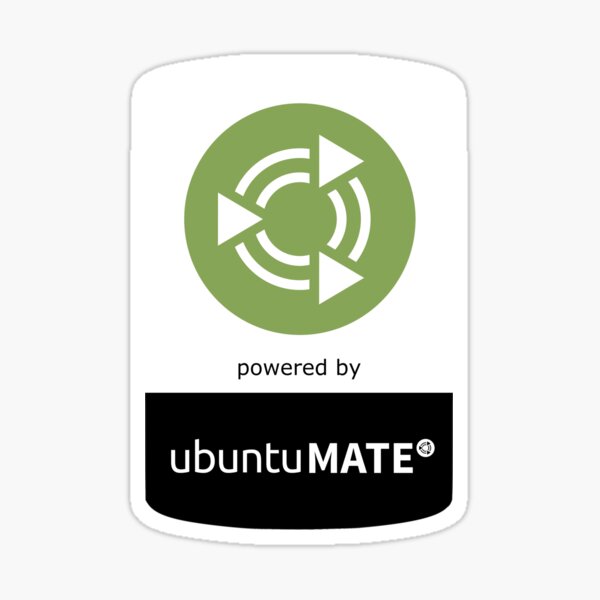 Item preview, Etiqueta engomada de Ubuntu MATE designed and sold by ShoeBill99.