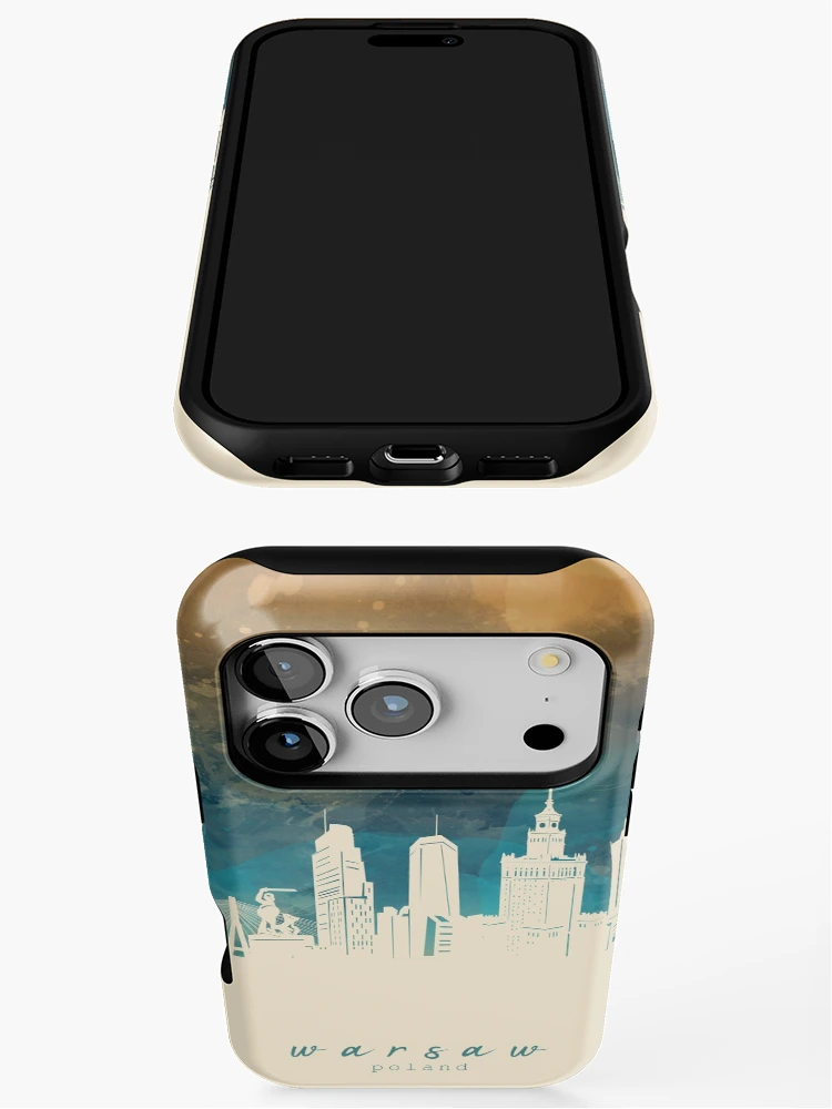 Thumbnail 3 of 4, iPhone Case, warsaw skyline designed and sold by BekimART2.