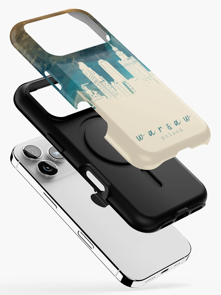 Thumbnail 2 of 4, iPhone Case, warsaw skyline designed and sold by BekimART2.